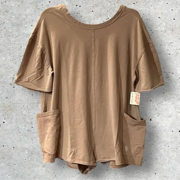 NWT Free People Hot Shot Tee Romper - Picture 5 of 15